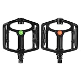 Flkiglm Fahrrad Pedal - rutschfeste Leichtbau Plattformpedale - Flache Fahrradpedale Mit...