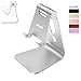 Skomet Aluminum Multi Angle Adjustable Phone Stand for Smartphones - Silver