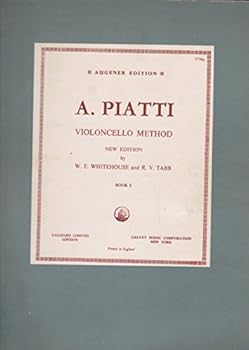 Hardcover A. Piatti Violoncello Method New Edition Book