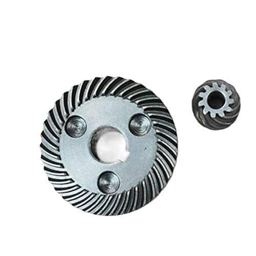 ELLANA Transmission Angle 1pc Spiral Bevel Gear for Angle Grinder Spare Parts 9555 9554 9557 9558 Angle Grinder Spiral Teeth Power Tools Driver Shaft