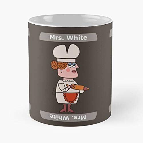 Lead Rope Cooking Murder Cook Pastry Cooker Pipe Party La Mejor Taza de café de cerámica de mármol Blanco de 11 oz