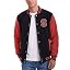 Black & Red - Chenille Letter S