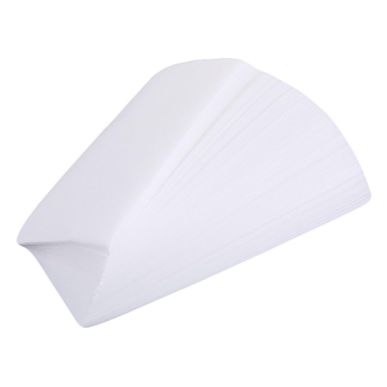 Beatifufu Facial Hair Removal Waxing Strips 200pcs Non Woven Beeswax Papers Safe Easy to Use Hair Removal Wax Strip