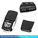 X AUTOHAUX 2pcs Replacement Flip Folding Keyless Entry Remote Key Case Shell for VW Beetle Caddy Jetta 2011- 2013 5K0-837-202