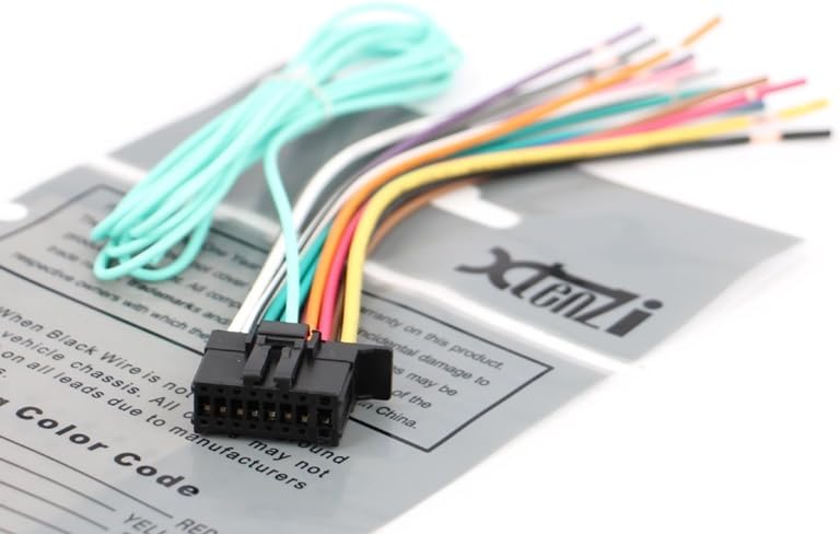 Xtenzi Car Audio 2 Pcs Cable Set XT3310 RCA and Wire Harness Compatible with Pioneer AVH-W4400NEX W4500NWX AVIC-W6400NEX W6500NEX