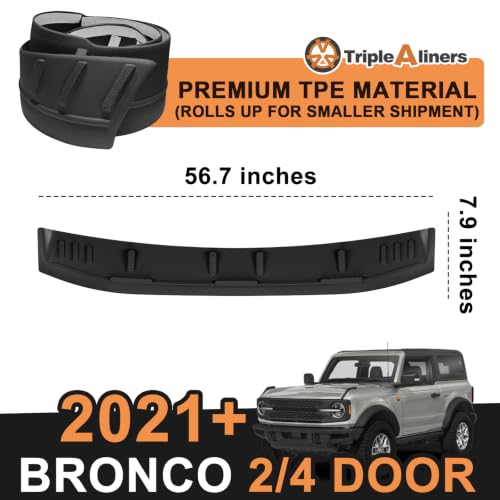 Image of TripleAliners Hood Bug Deflector Protector for 2021-2026 Ford Bronco