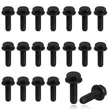 20PCS 551696 Exhaust Manifold Bolts Kit, Compatible with LS Exhaust Manifold Header Bolts Compatible with GM LS1 LS2 LS3 LS6 LSX LT Engines, Black Coated High Strength