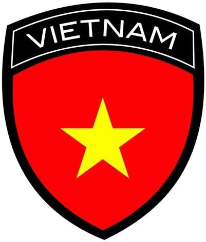 Vietnam Flag Badge Sticker/Decal