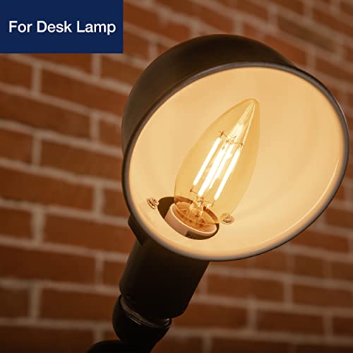 Flsnt Dimmable Led Candelabra Light Bulbs 60W Equivalent E26 Base, B11 Led Chandelier Candle Light Bulbs, 2700K Soft White, 6 Pack #TOP5