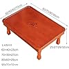 SH-tables Folding Table, Korean Solid Wood Dining Table/Study Table/Coffee Table/Kang Table, for Tatami/Bay Window/Tea House (Size : 90x7532cm)