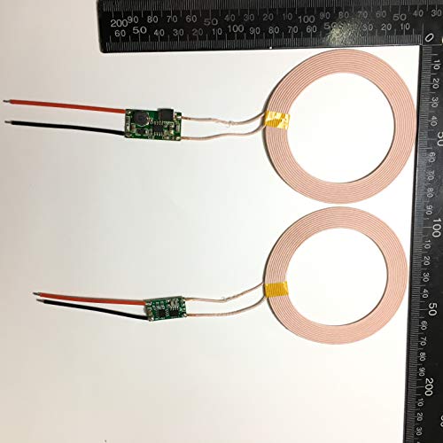 Taidacent 12V Transmitter 20mm 5V 800mA Módulo de Bobina Inductiva inalámbrica de carga miniatura 2