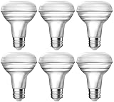 Utiliza menos energía: reemplazo de bombillas incandescentes de 60 W por solo bombilla LED Edison de 4,4 W. 85% menos de consumo de energía.