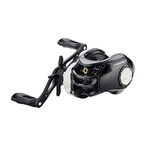 Fishdrops Baitcasting Reels Light Weight & Smooth, 12.12 Lb Max Drag, Classic Gear Ratio 6.3:1 Low Profile Baitcaster, 6+ 1 Ball Bearings Anti-Corrosion Baitcasting Fishing Reel #TOP6