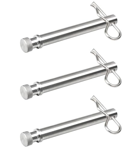 Trailer Hitch Pin for B&W 2”&2.5” Receiver, TS35010 Stainless Steel