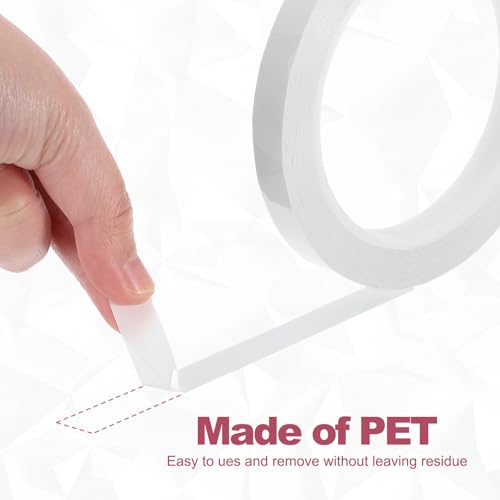 PATIKIL Whiteboard-Klebeband, 16 mm (5/8 Zoll) breit, weißes Klebeband für Whiteboards, dünnes, grafische Diagramme, Raster, technische Zeichnungen und elektrische Markierungen.