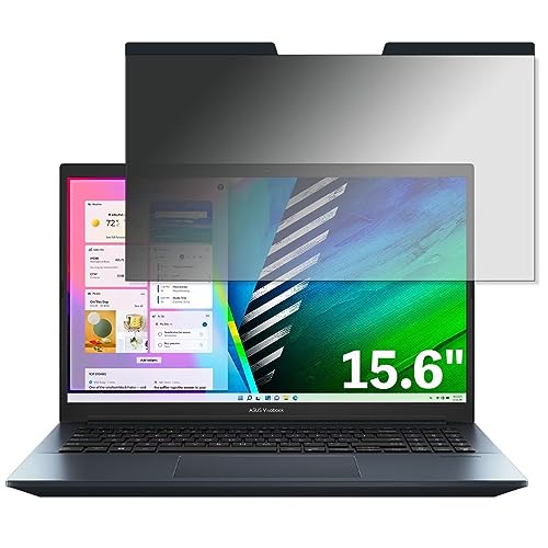 ASUS Vivobook Pro 15 OLED K3500PC 15.6�C���` 16:9 �Ή� �}�O�l�b�g�� �`�����h�~�t�B���^�[ �v���C�o�V�[�t�B���^�[ �u���[���C�g�J�b�g �p�\�R�� PC �t���ی�t�B���� ���ʎg�p�\ ���˖h�~ ���E�ȒP �ی�V�[