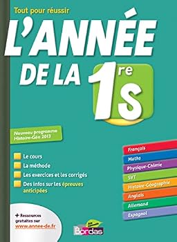 Hardcover L'année de la 1ère S - Tout pour réussir [French] Book