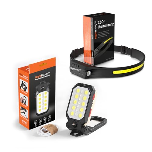 NightBuddy Headlamp Magnetic Work Light
