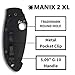 Spyderco Manix 2 XL Folding Pocket Knife with 3.8
