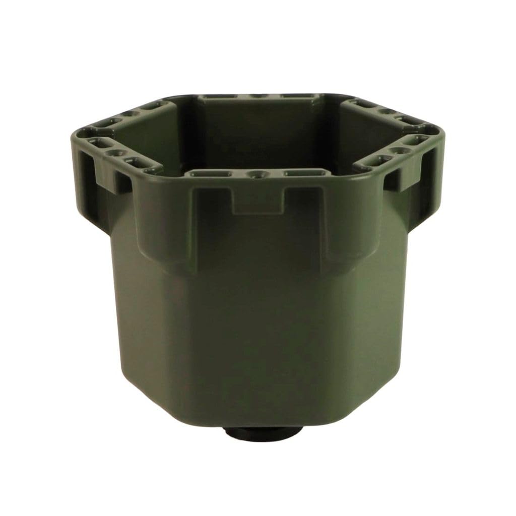 YakAttack Cup Holder Pro | Riggable Kayak Fishing Beverage Caddy | Compatible with GearTrac, MightyMount, & GridLoc | Universal Track Rail Mount |