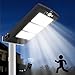 AOSANT Solar Street Lights Outdoor Waterproof Solar Flood Light 189 LED Solar Parking Lot Lights Dusk to Dawn,Wide Angle Motion Sensor and 5 Modes Remote Control for Area Wall Lamps Lighting Yard
