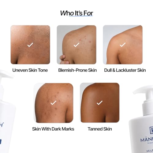 Image of Mannlich De-Tan & Detox Body Wash (300 ml) | 2% Kojic Acid Body Wash for Pigmentation, Tan Removal, Deep Cleansing & Brightening with Multivitamin - Helps Improve Skin Appearance, Hydrates & Nourishes, Suitable for All Skin Types - Paraben & SLS Free