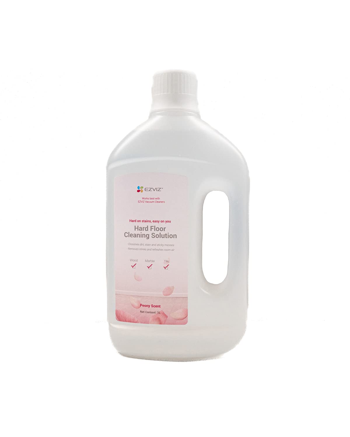 Solution nettoyante non moussante pour sols durs, parfum pivoine, 1000 ml