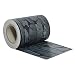 Produktbild MCTECH® PVC Balkon Sichtschutzstreifen Balkonsichtschutz, Windschutz, Extra dick Blickdicht Sichtschutz Zaunfolie Doppelstabmatte, 65m x 19cm Breite,Stabmattenzaun Streifen (65m x 19cm, Schiefer)