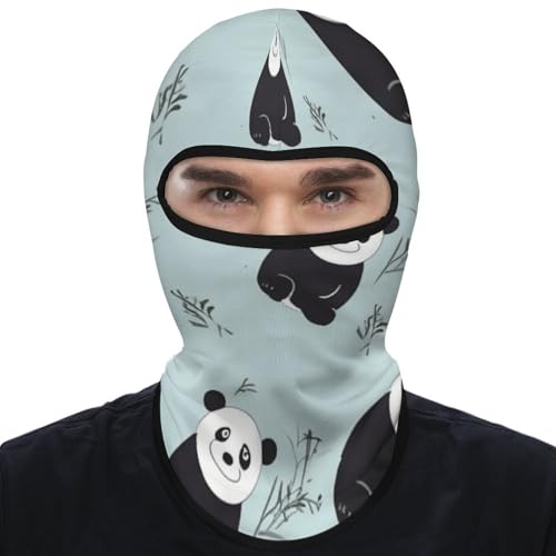 Balaclava para Hombres con Diseño de Oso Panda para Invierno, Máscara Facial para Ciclismo y Esquí miniatura 7