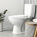 Bidet Seat for Toilet – Non-Electric Dual Nozzle PP Bidet Seat for Gentle Rear & Feminine Cleaning, Tool-Free Installation, Fits Round Toilets