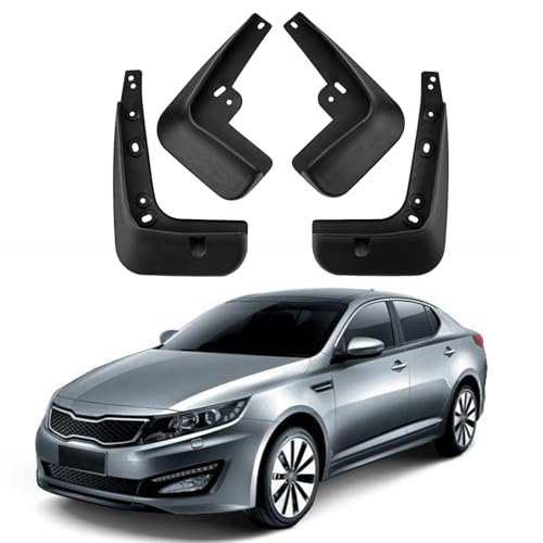 4 guarda-lamas compatíveis com Kia Optima K5 11-14, impermeáveis, proteção anti-riscos, guarda-lamas de pneus, com toalha de lavagem de carro, acessórios exteriores para carro