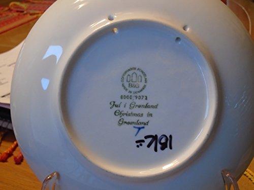 1972 Bing & Grondahl Christmas In Greenland Plate #TOP1