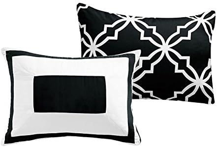 12 Piece Bernard Black Comforter Set with Sheets Cal King