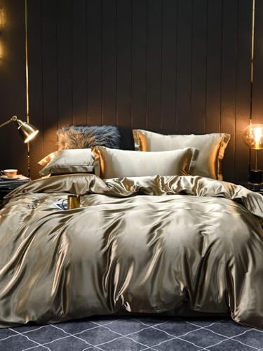 Draps de lit en satin lavable en machine pour protéger peau et cheveux - 5
