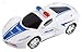 WolVol Robot Police Car Toy with Lights and Sounds for Kids, with Bump and Go Action