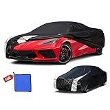 Cotryvox Chevrolet Corvette Car Cover 100% Waterproof All Weather, Gift with Towel,...