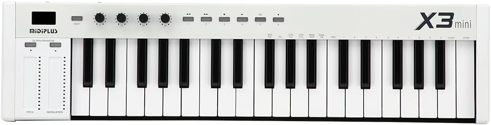 Midiplus X3 mini Midi Keyboard 37 mini keys USB with Pitch Strips