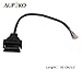 Aupoko 16 Pin J1962 OBD2 OBD-II Female Connector, OBD2 OBD-II 16 Pin Car Diagnostic Extension Cable Replacement for Open Plug Wire Cable Cord Pigtail (30cm/1ft)