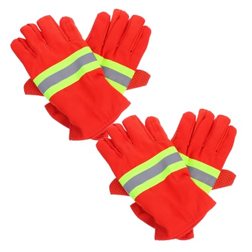 Guantes ignífugos BETOOKY con forro de algodón cómodo para el combate de incendios
