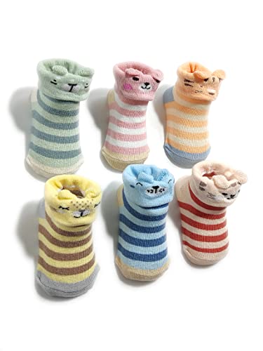 Image of FOOTPRINTS New Born Baby Anti-skid Booties Socks | 0-6 Months
