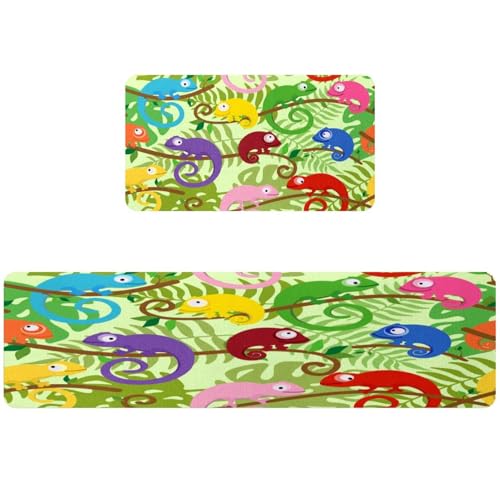 Tapete de cocina absorbente y lavable VAPOKF para evitar resbalones 2