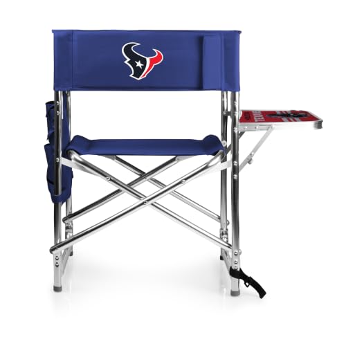 Image of Picnic TIME NFL Unisex-Adult NFL Sports Chair with Side Table, Beach Chair, Camp Chair for Adults