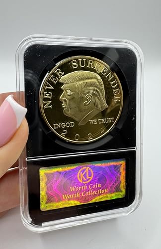 Estuche exhibidor para moneda Trump 2024 miniatura 2