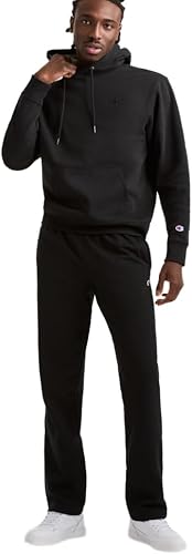 Miniatura 3 de Champion Pantalones deportivos para hombre, Powerblend, vellón, con parte inferior abierta (talla regular o grande y alto)