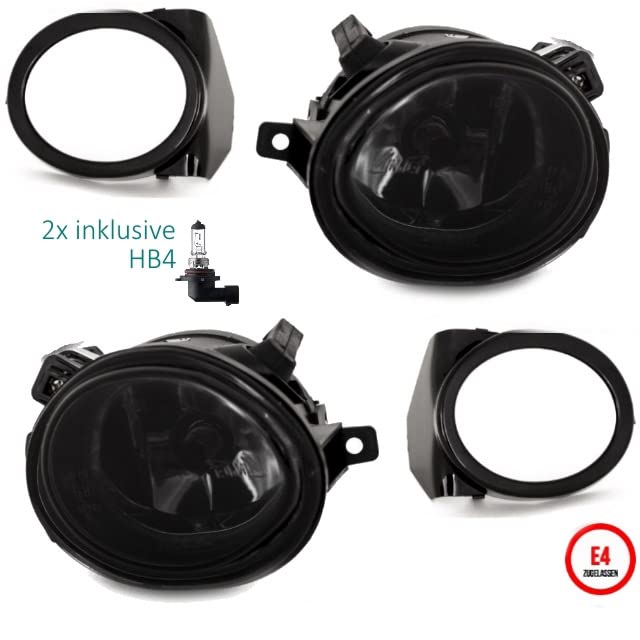 DM Autoteile NEBELSCHEINWERFER Set passt für E46 E39 M Paket M3 M5 Smoke+ Birnen+ Halter