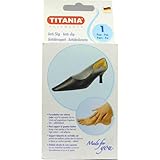 Titania Germany Anti-Slip Plasters - Made of Genuine Leather Comfortable Self Adhesive Anti-Skid Plaster - Ideal for Heels, Shoes, Sandals & More