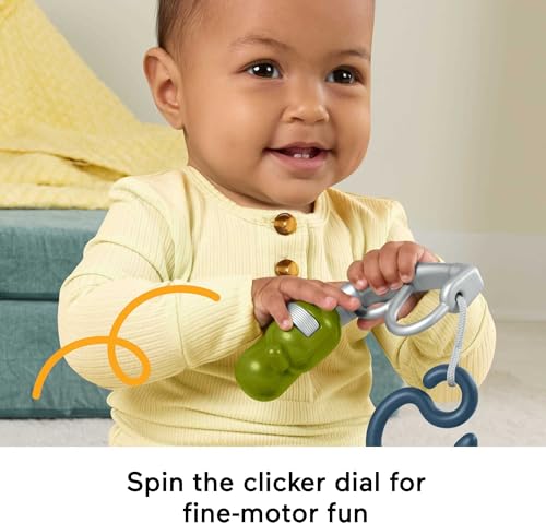 Image of Fisher-Price Baby Toys Mini Me Moments Reel Fun Fishing Set, 4-Piece Sensory Activities for Newborn Developmental Play Ages 3+ Months