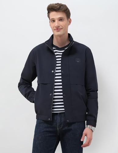 Image of U.S.Polo Association Men's Solid Pattern Windcheater Jacket