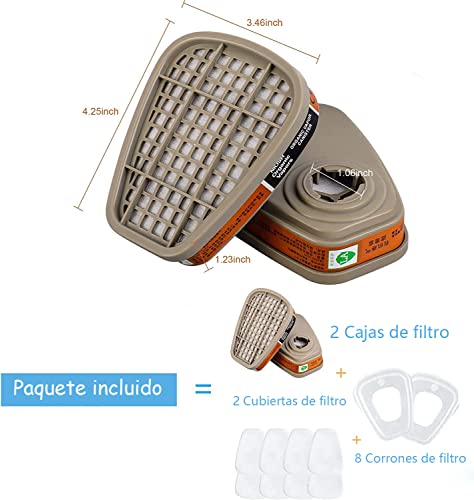 Comparativas de Mascara gases 3m disponible en línea. 6 Imagen adicional