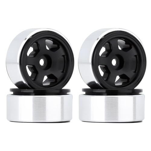 Jantes 1.0 Axial SCX24 tuning en métal pour voiture RC Chevrolet B-17